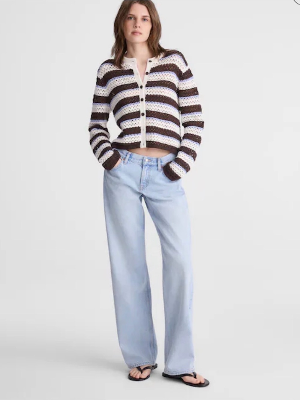 Madewell Open Stitch Crewneck Sweater - Picture 2 of 6